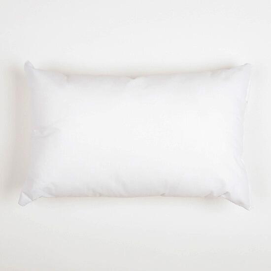 White medium rectangle cushion pad
