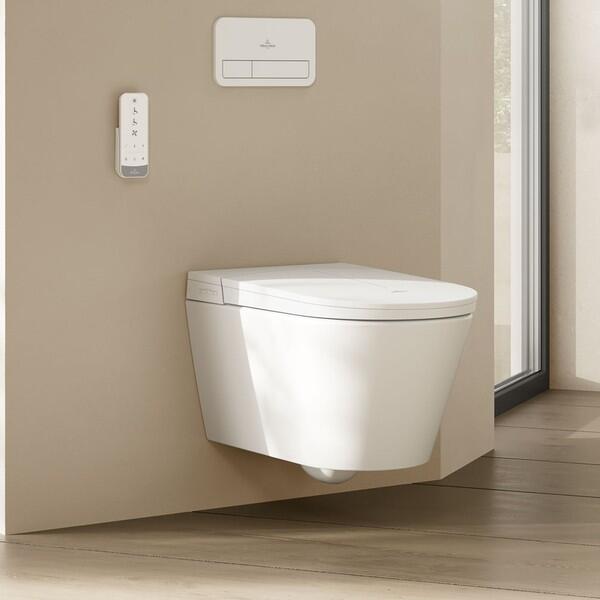 Villeroy & Boch Tivo Wall-Hung Shower Toilet – White Alpin