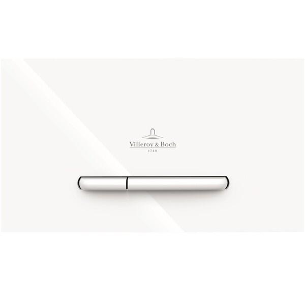 Villeroy & Boch ViConnect E300/300S Dual Flush Plate – White