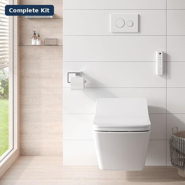 TOTO WASHLET SX Complete Installation Kit – Gloss White