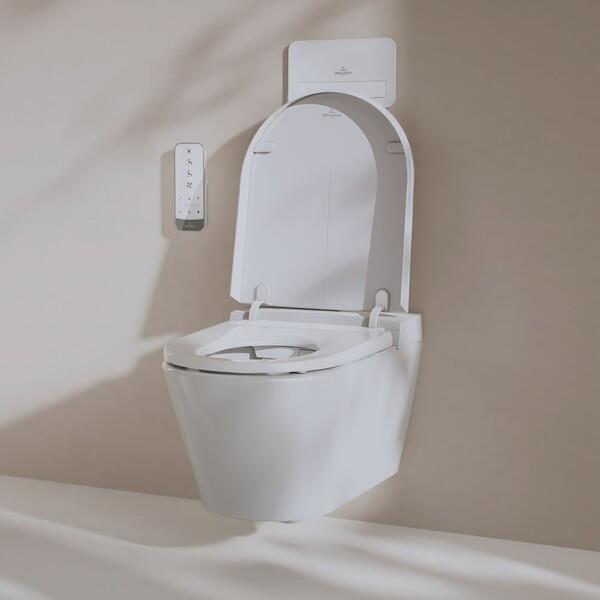 Villeroy & Boch Tivo Wall-Hung Shower Toilet – White Alpin