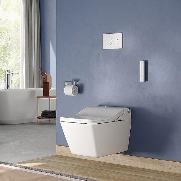 TOTO WASHLET SW Pan + Seat Set – Gloss White + matching pan