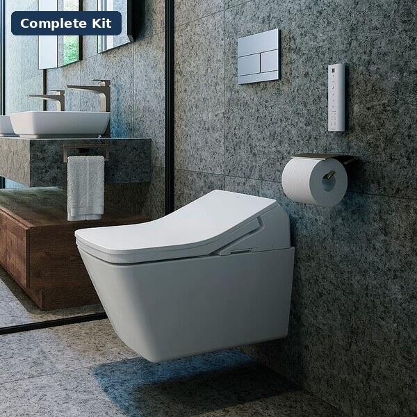 TOTO WASHLET SX Auto Flush Complete Installation Kit – Gloss White