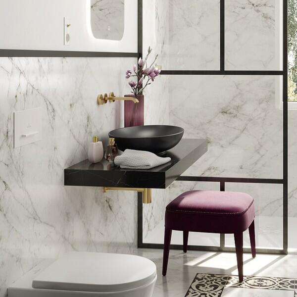 Villeroy & Boch ViConnect E300/300S Dual Flush Plate – White