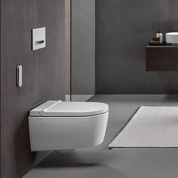 Geberit AquaClean Sela Shower Toilet Set Wall-Hung – Matt White