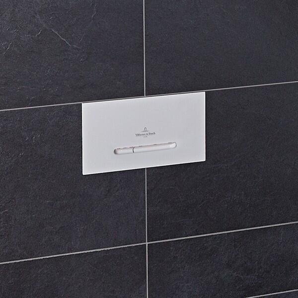 Villeroy & Boch ViConnect E300/300S Dual Flush Plate – White