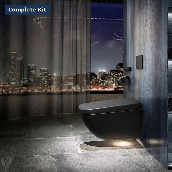 TOTO NEOREST WX1 Complete Installation Kit (Matte Black)