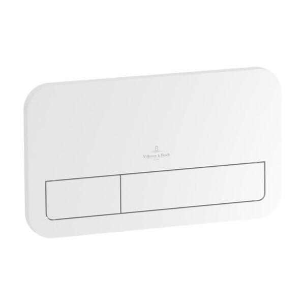 Villeroy & Boch ViConnect E200 Dual Flush Plate – White