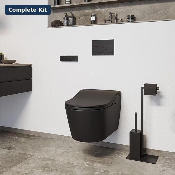 TOTO WASHLET RW Auto Flush Complete Installation Kit – Matte Black