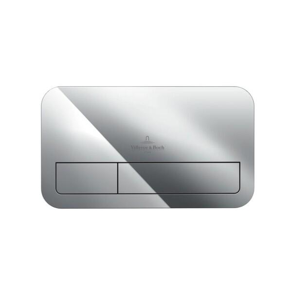 Villeroy & Boch ViConnect E200 Dual Flush Plate – Chrome