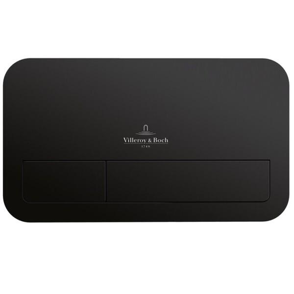 Villeroy & Boch ViConnect E200 Dual Flush Plate – Matt Black