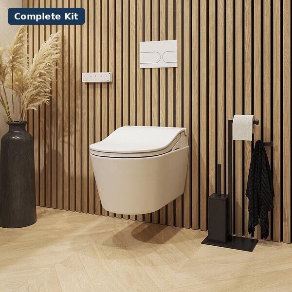 TOTO WASHLET RW Auto Flush Complete Installation Kit – Matte White