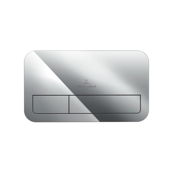 Villeroy & Boch ViConnect E200 Dual Flush Plate – Chrome