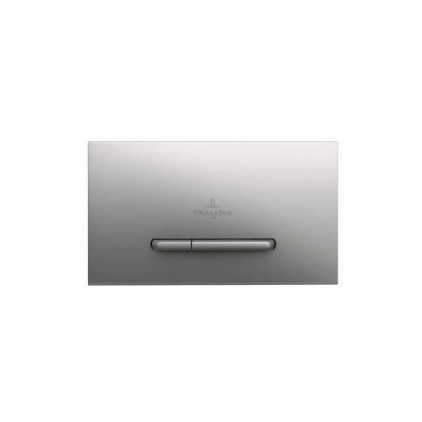 Villeroy & Boch ViConnect E300/300S Dual Flush Plate – Brushed Chrome