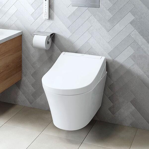 TOTO WASHLET RG Pan + Seat Set – Gloss White + matching pan