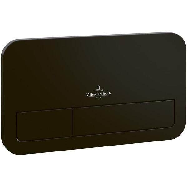 Villeroy & Boch ViConnect E200 Dual Flush Plate – Matt Black
