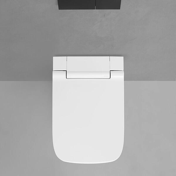 Geberit AquaClean Sela Square Shower Toilet Set Wall-Hung – Alpine White