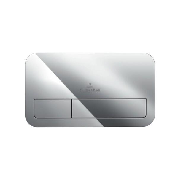 Villeroy & Boch ViConnect E200 Dual Flush Plate – Chrome