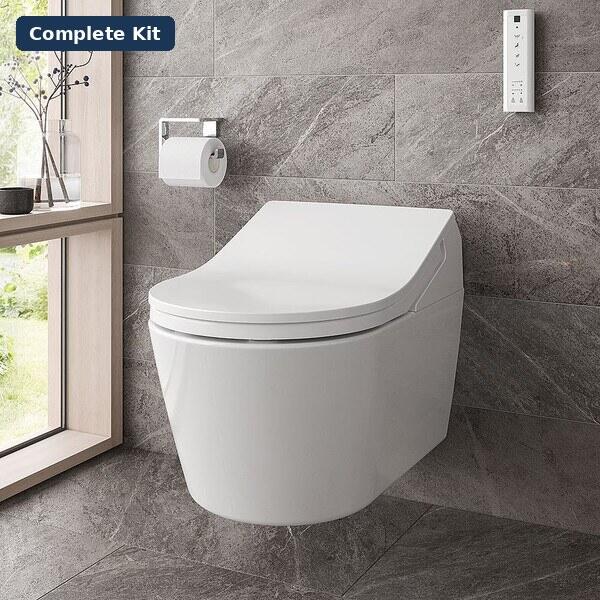 TOTO WASHLET RX Complete Installation Kit – Gloss White