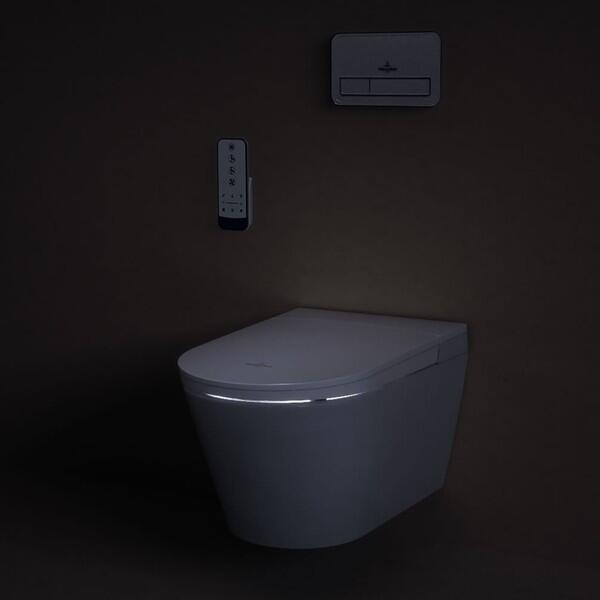 Villeroy & Boch Tivo Wall-Hung Shower Toilet – White Alpin