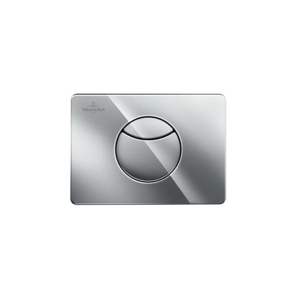 Villeroy & Boch ViConnect E100/100S Dual Flush Plate – Chrome