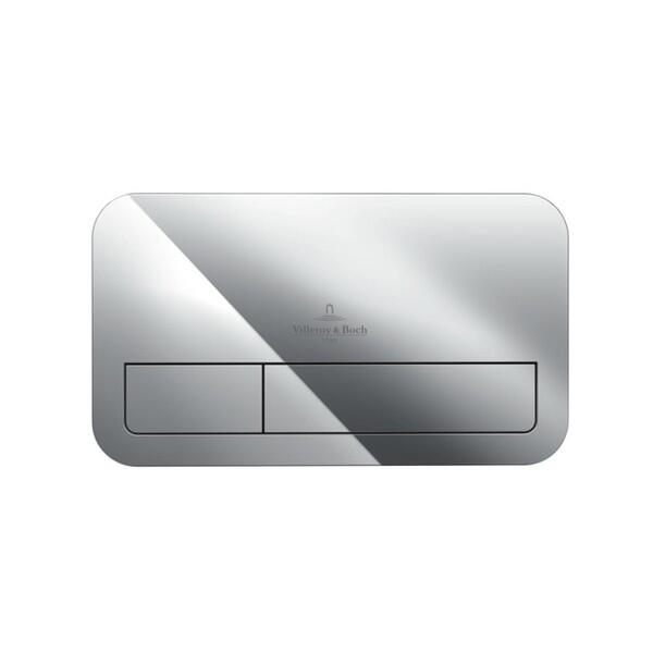 Villeroy & Boch ViConnect E200 Dual Flush Plate – Chrome