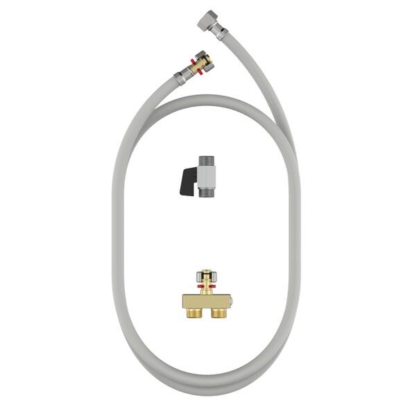Connecting set for WASHLET with hidden connections