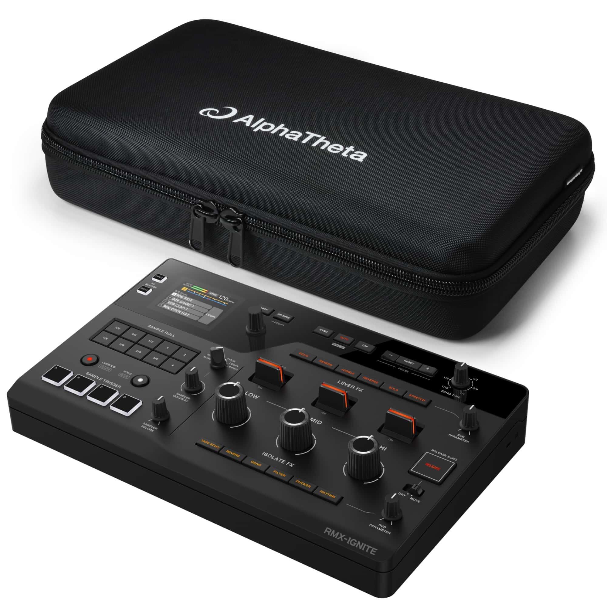 AlphaTheta RMX-IGNITE DJ Effector & DJC-RMXIGNITE Bag Package