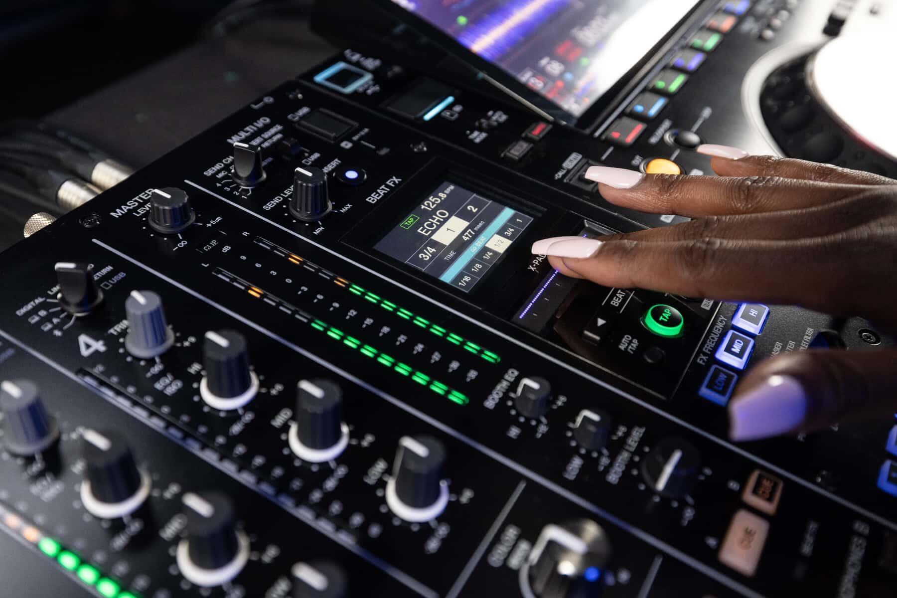 Pioneer DJ DJM-A9 4-channel DJ Mixer lifestyle image 2