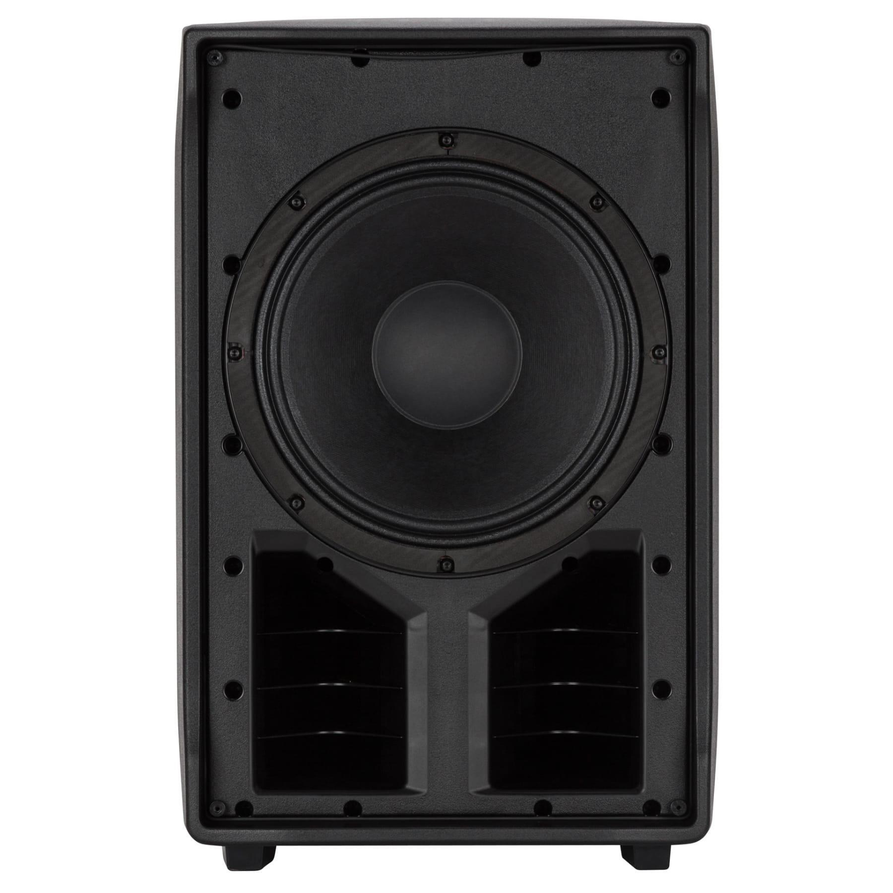 RCF EVOX J8 subwoofer grill off