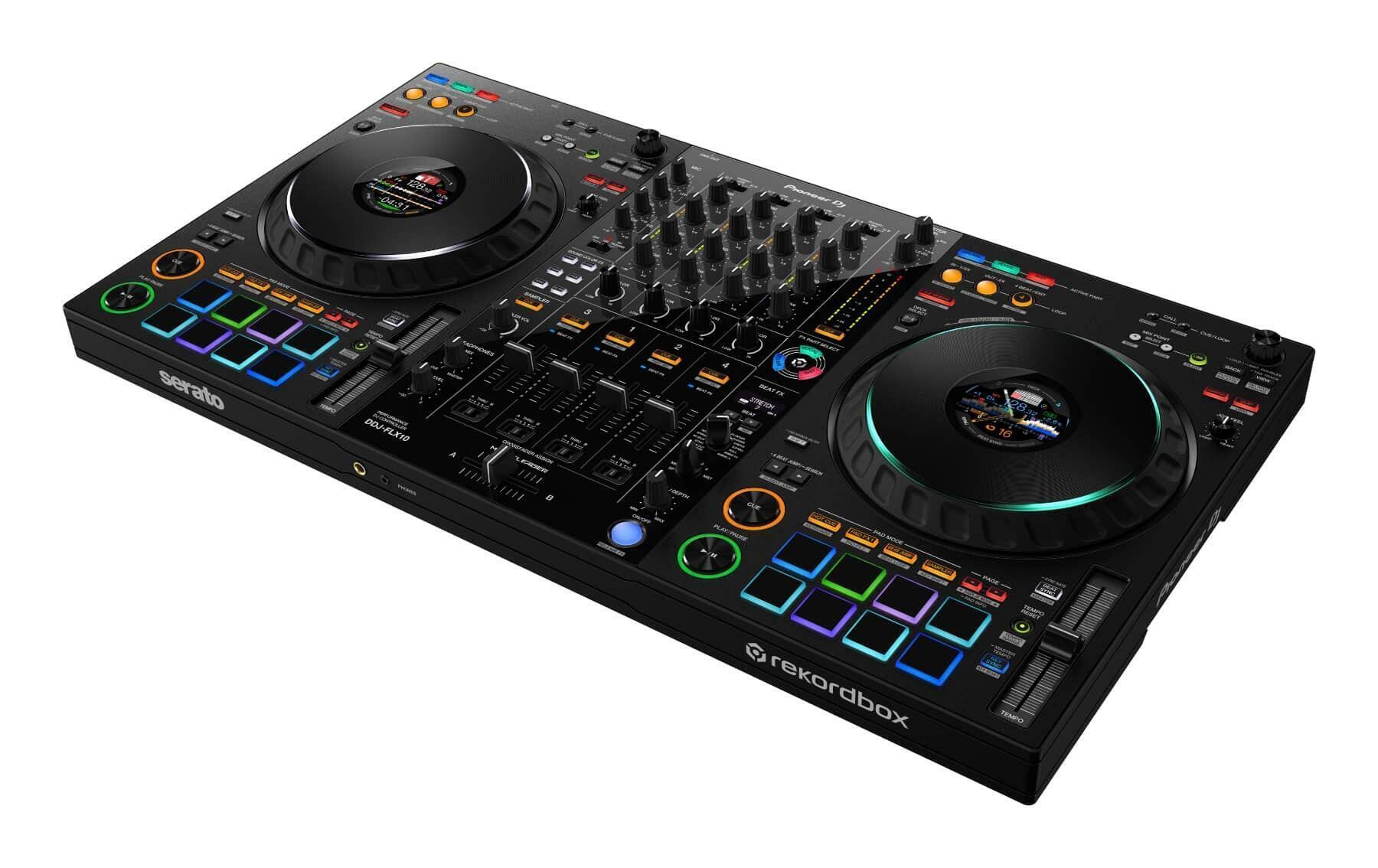 Pioneer DJ DDJ-FLX10 Professional DJ Controller angle