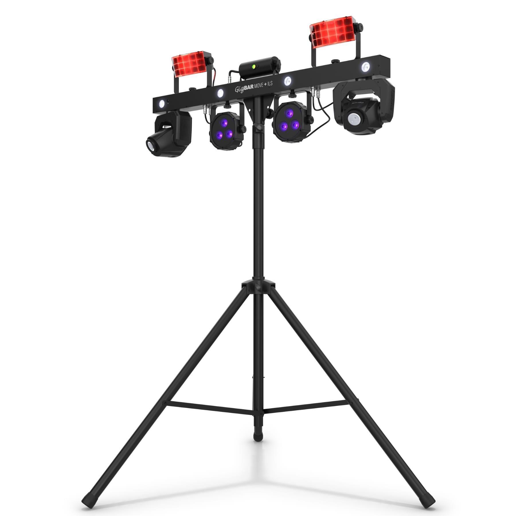 Chauvet DJ Gigbar Move Plus ILS on tripod left