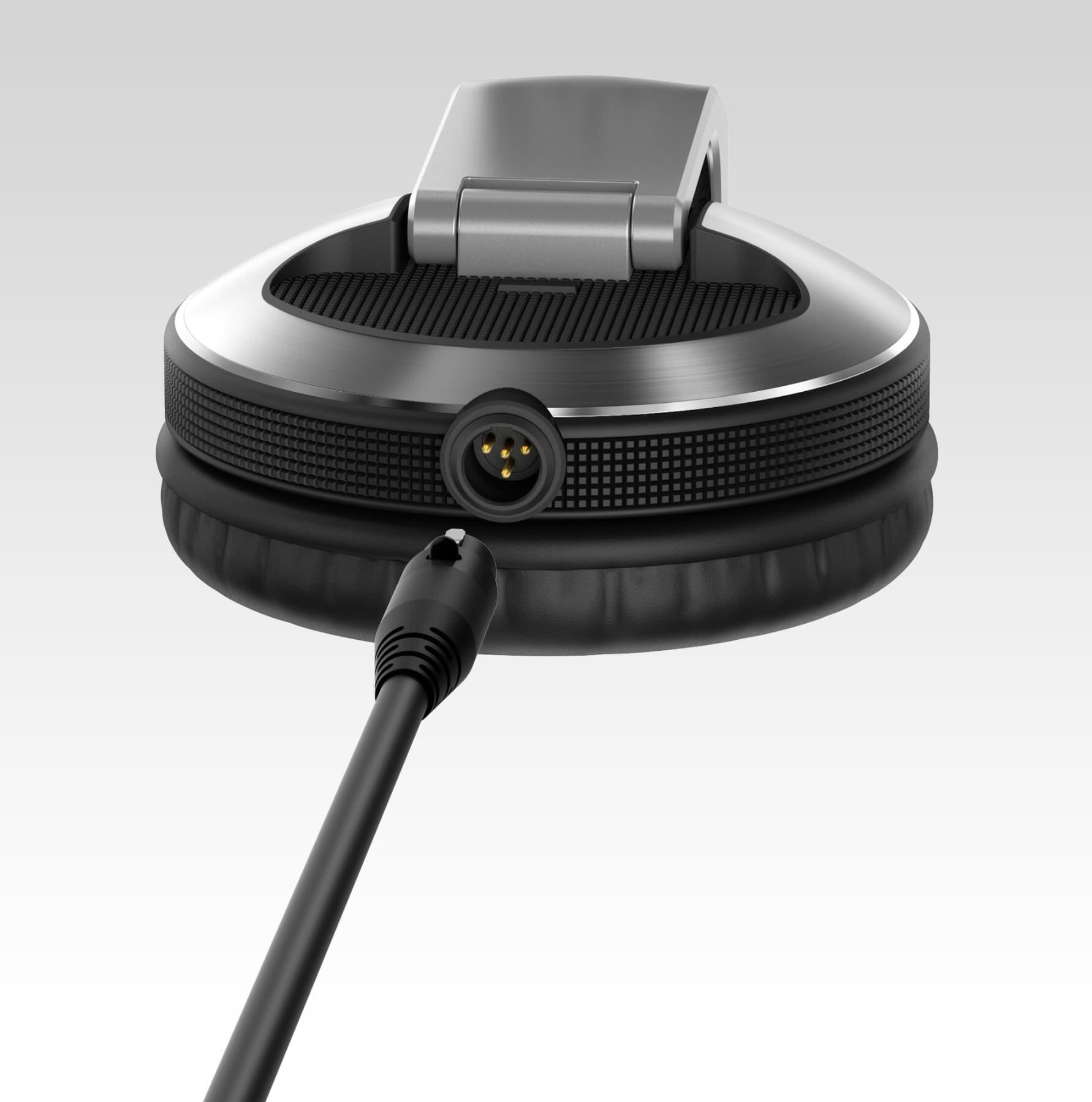 Pioneer DJ HDJ-X10-K Flagship Over-Ear DJ Headphones plug