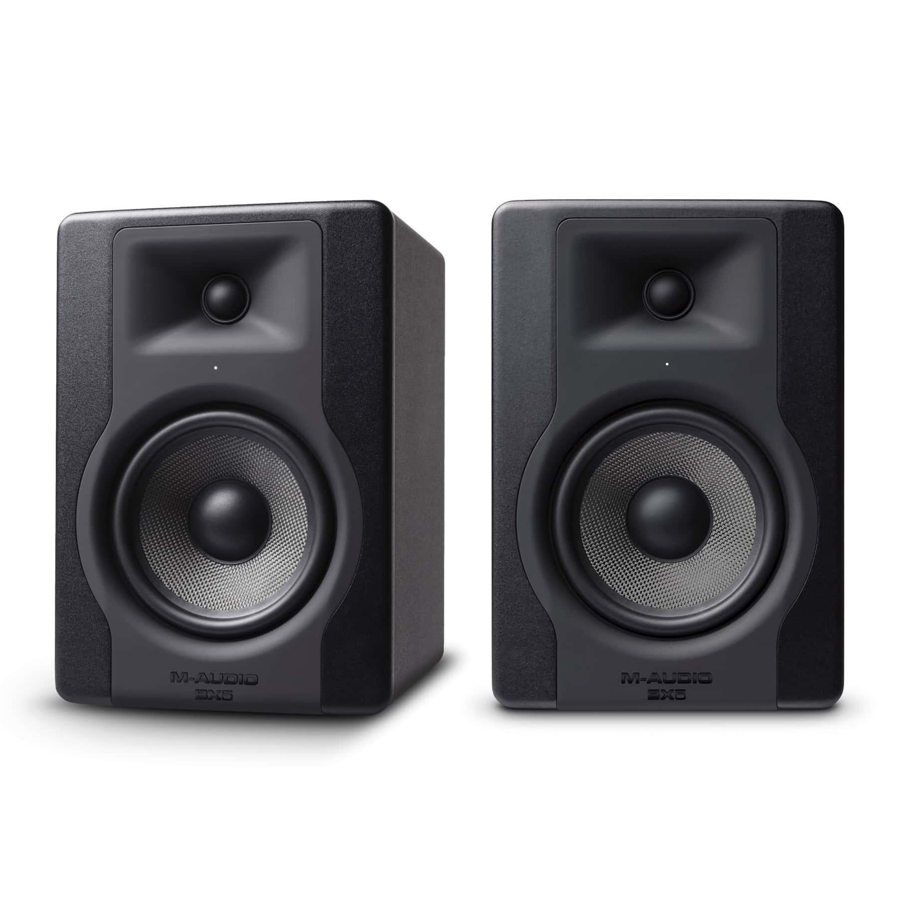 M Audio BX5 D3 reference studio monitors pair