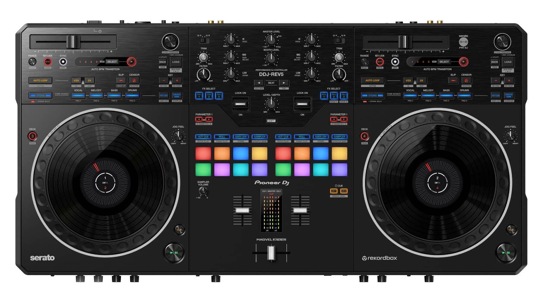 Pioneer DJ DDJ-REV5 Performance DJ Controller top