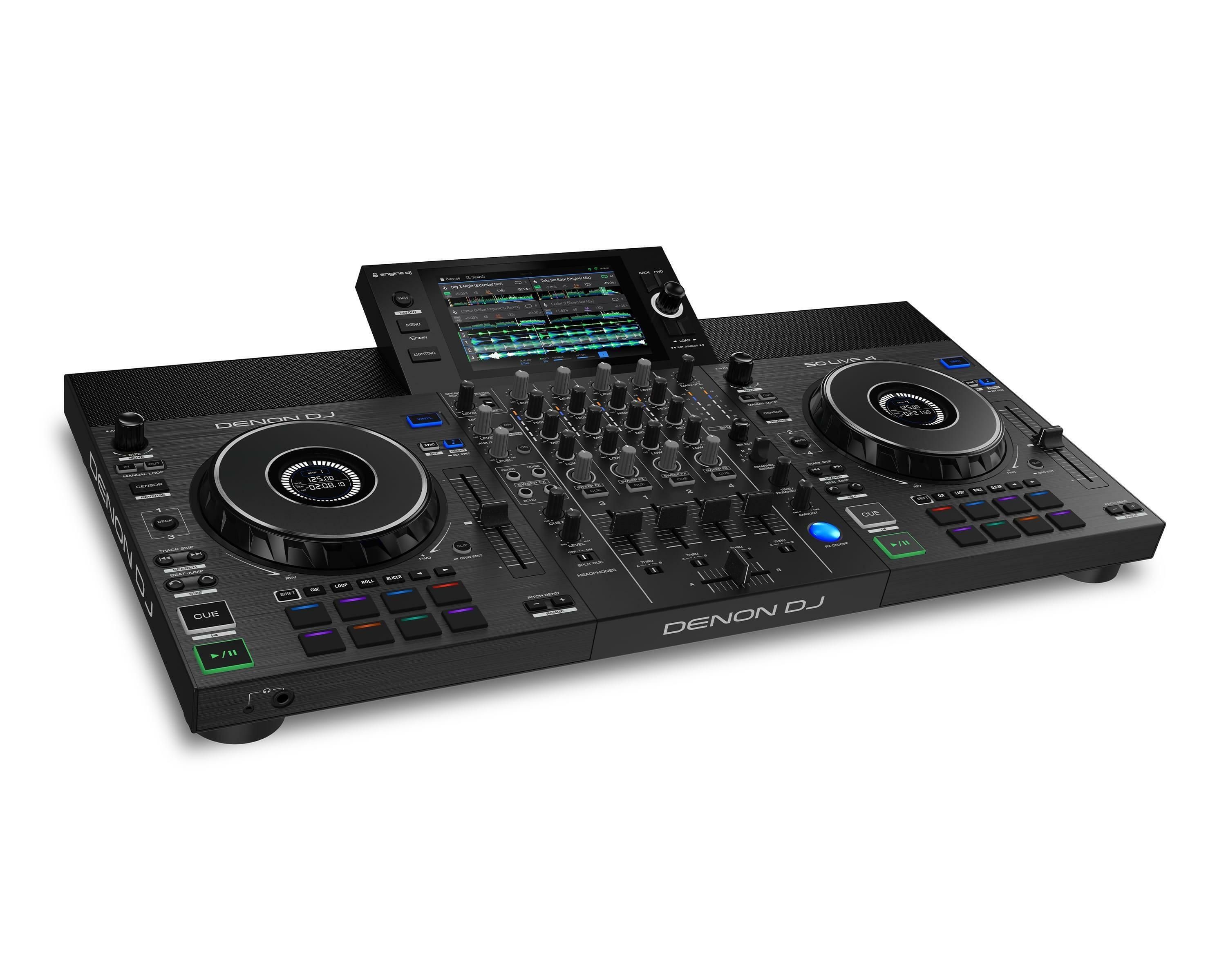 Denon DJ SC LIVE 4 left angle