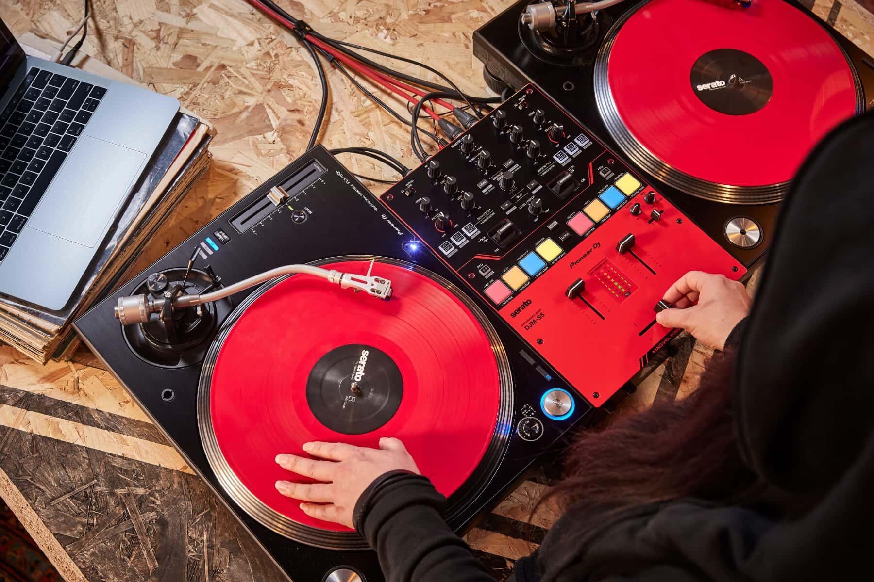 Pioneer DJ DJM-S5 Serato DJ Pro Mixer lifestyle image 4