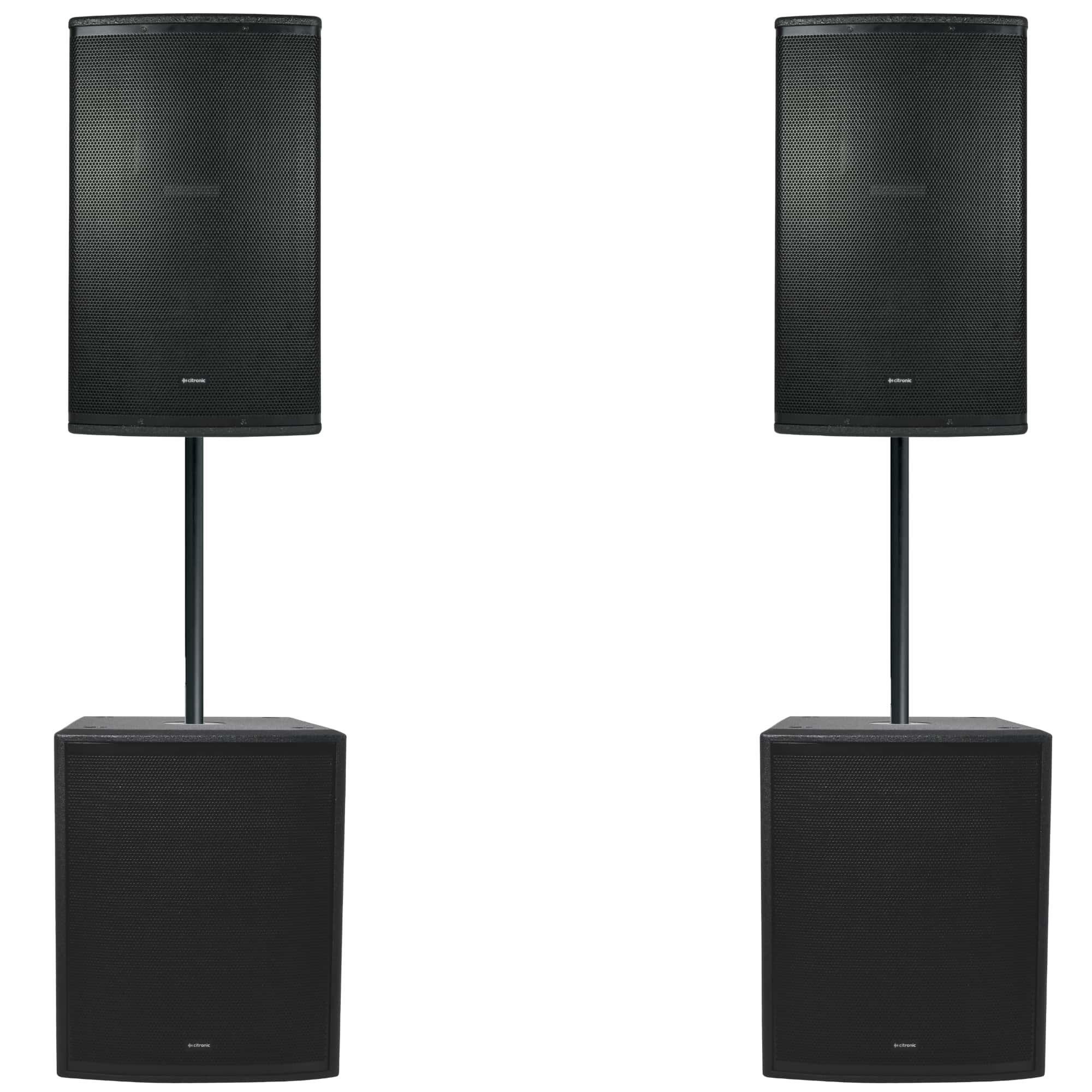 Citronic CUBA-12A & CUBA-15SA Active Speaker System