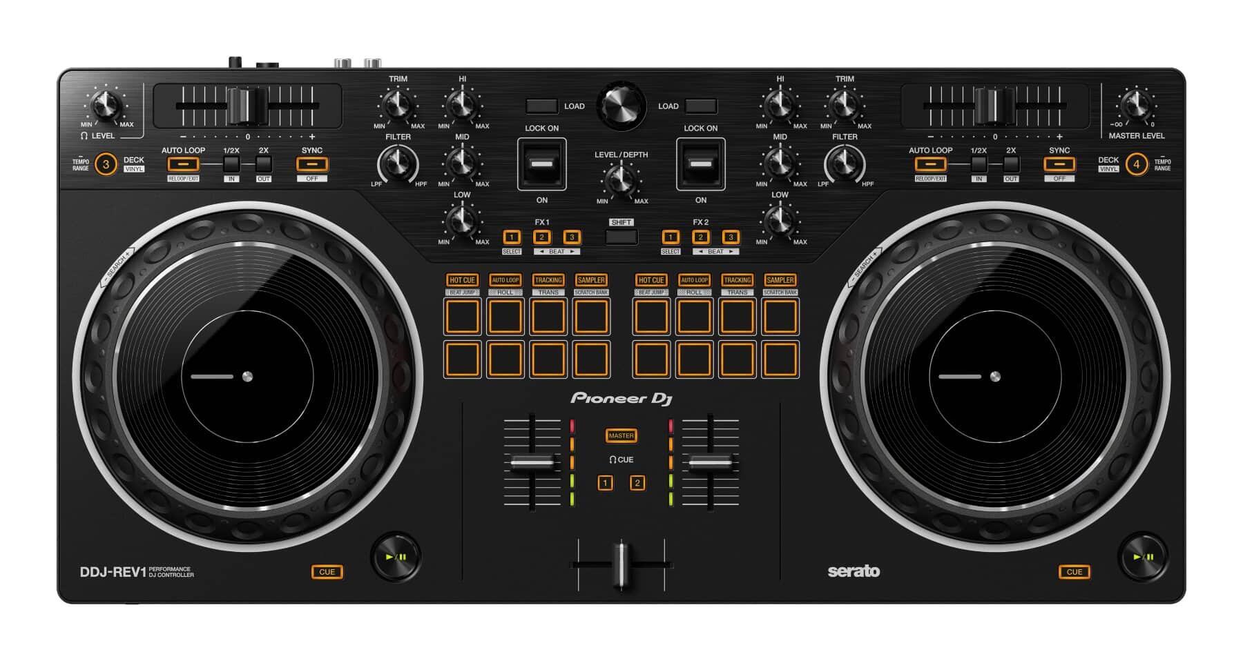 Pioneer DJ DDJ-REV1 Serato DJ Controller top