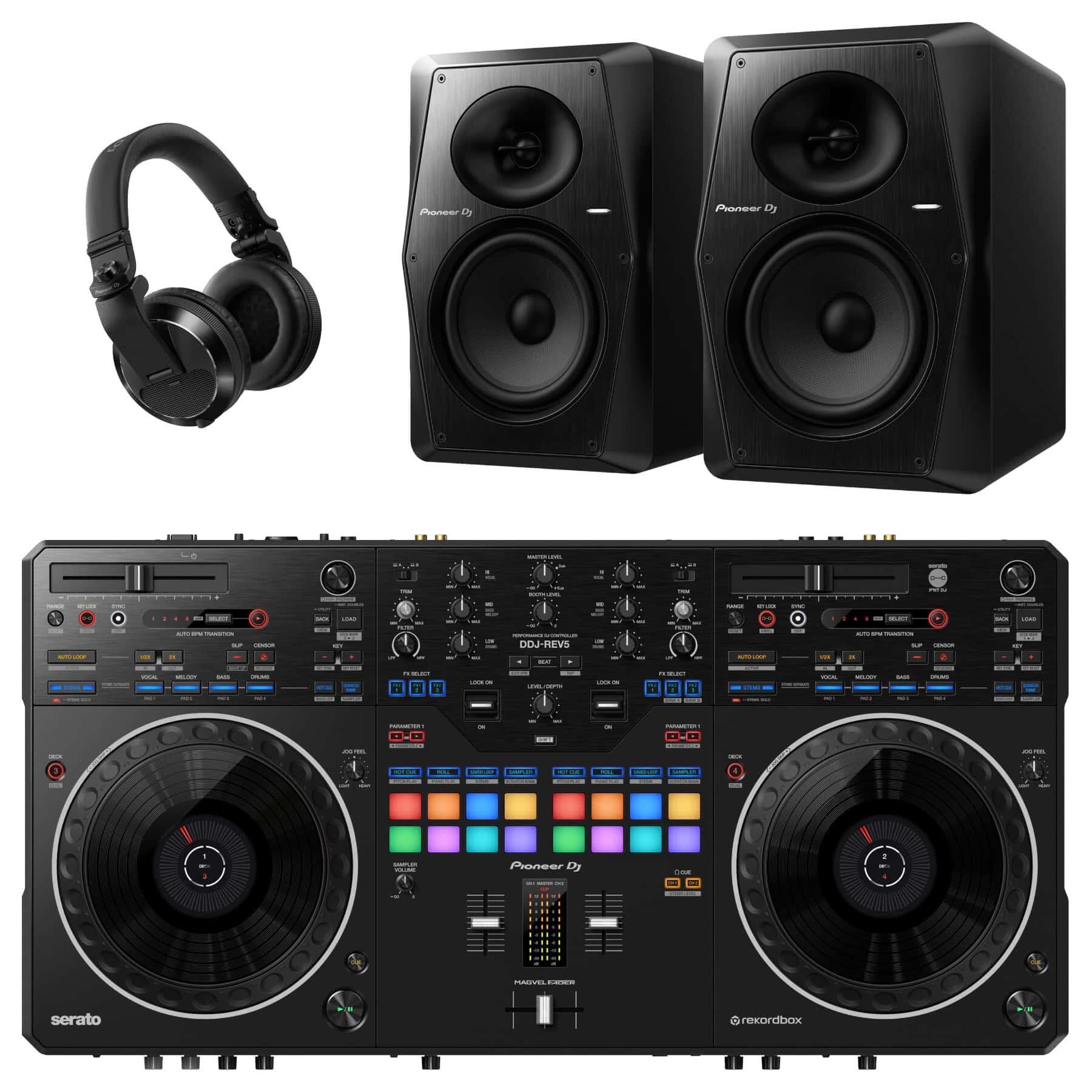 Pioneer DJ DDJ-REV5 & VM-70 Bundle