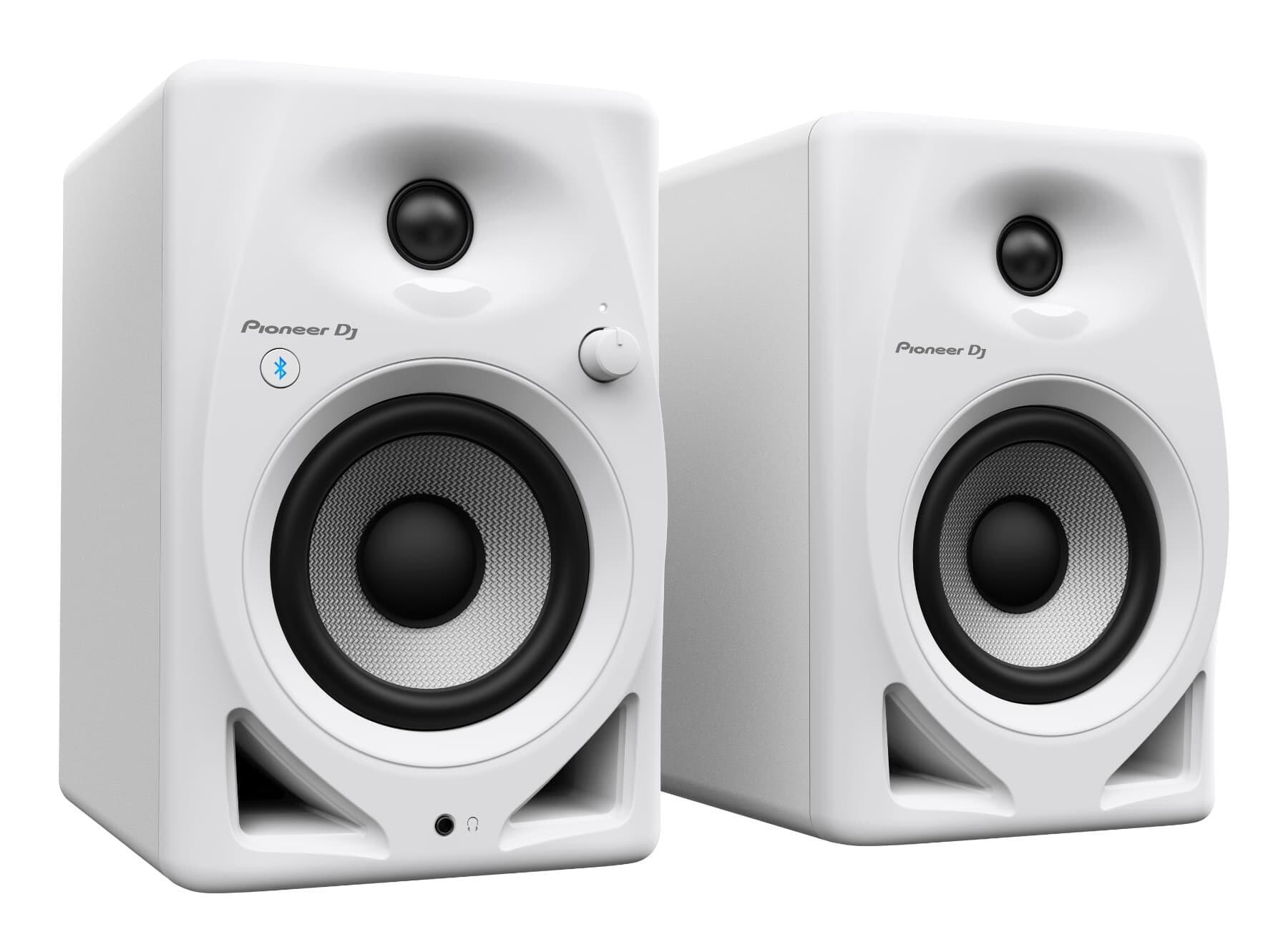 Pioneer DJ DM-40D-BT-W speakers angle