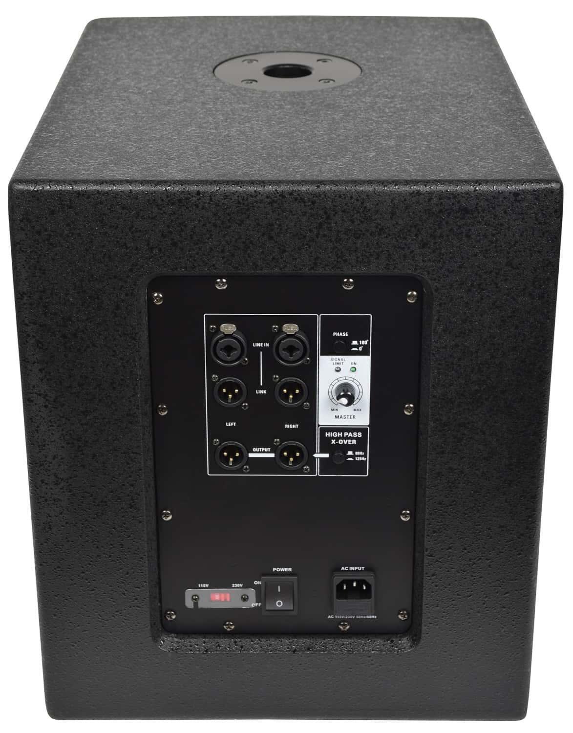 Citronic CASA-10BA active subwoofer rear