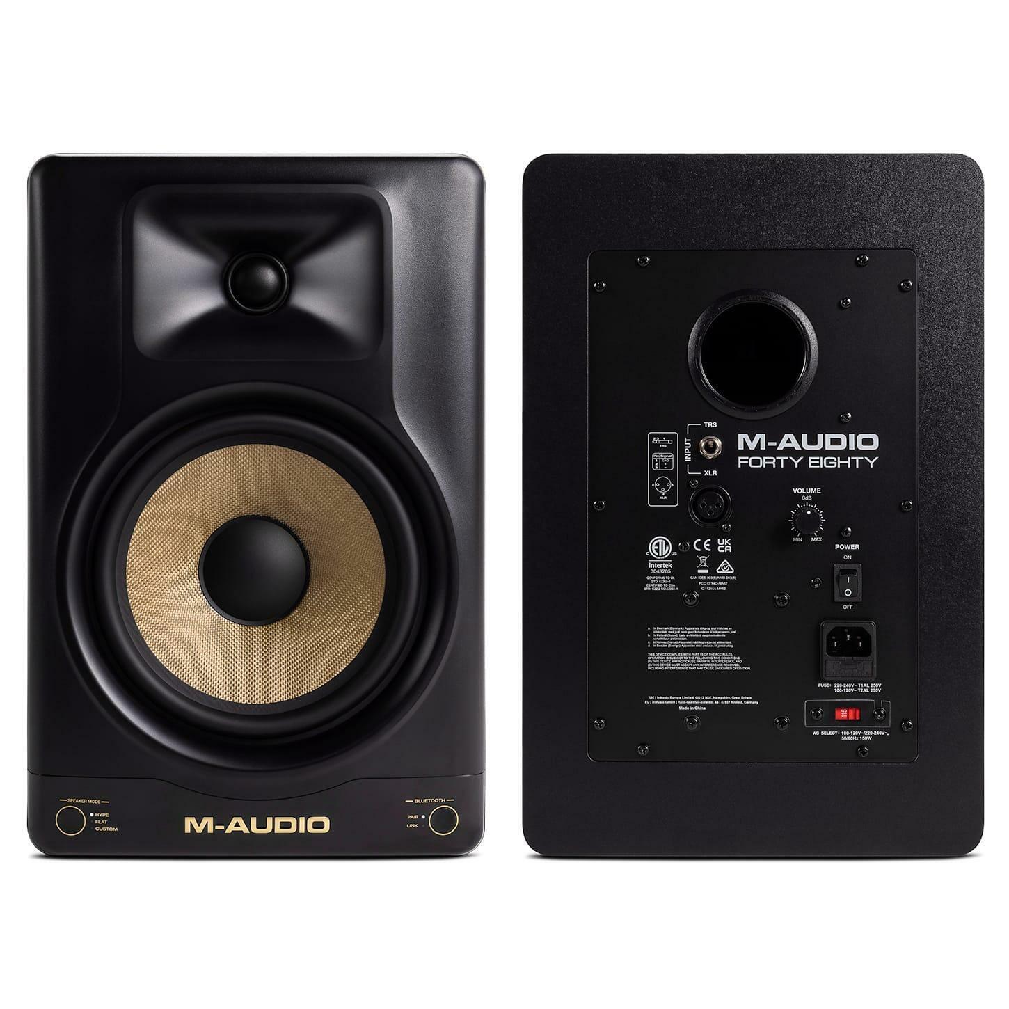 M Audio Forty Eighty speakers from and rear