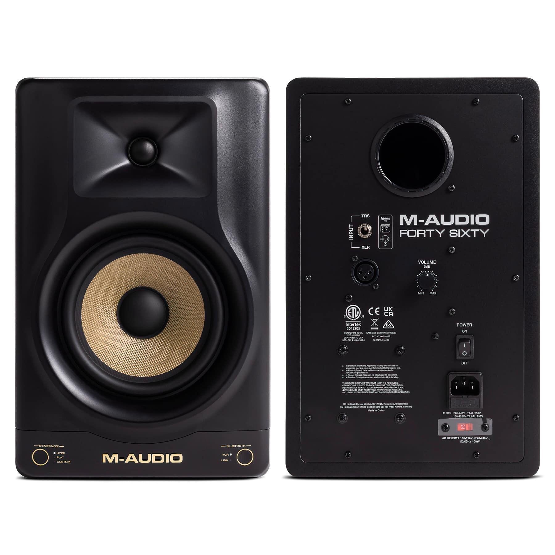 M-Audio Forty Sixty front and rear