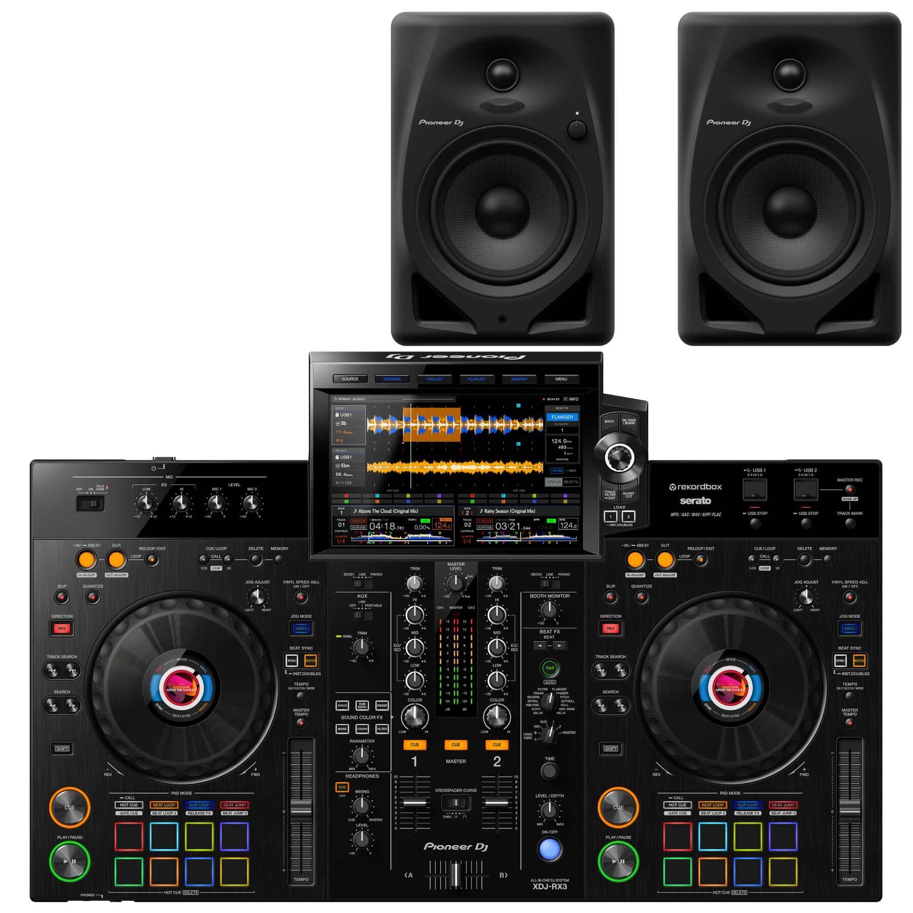 Pioneer DJ XDJ-RX3 & DM-50D Pack