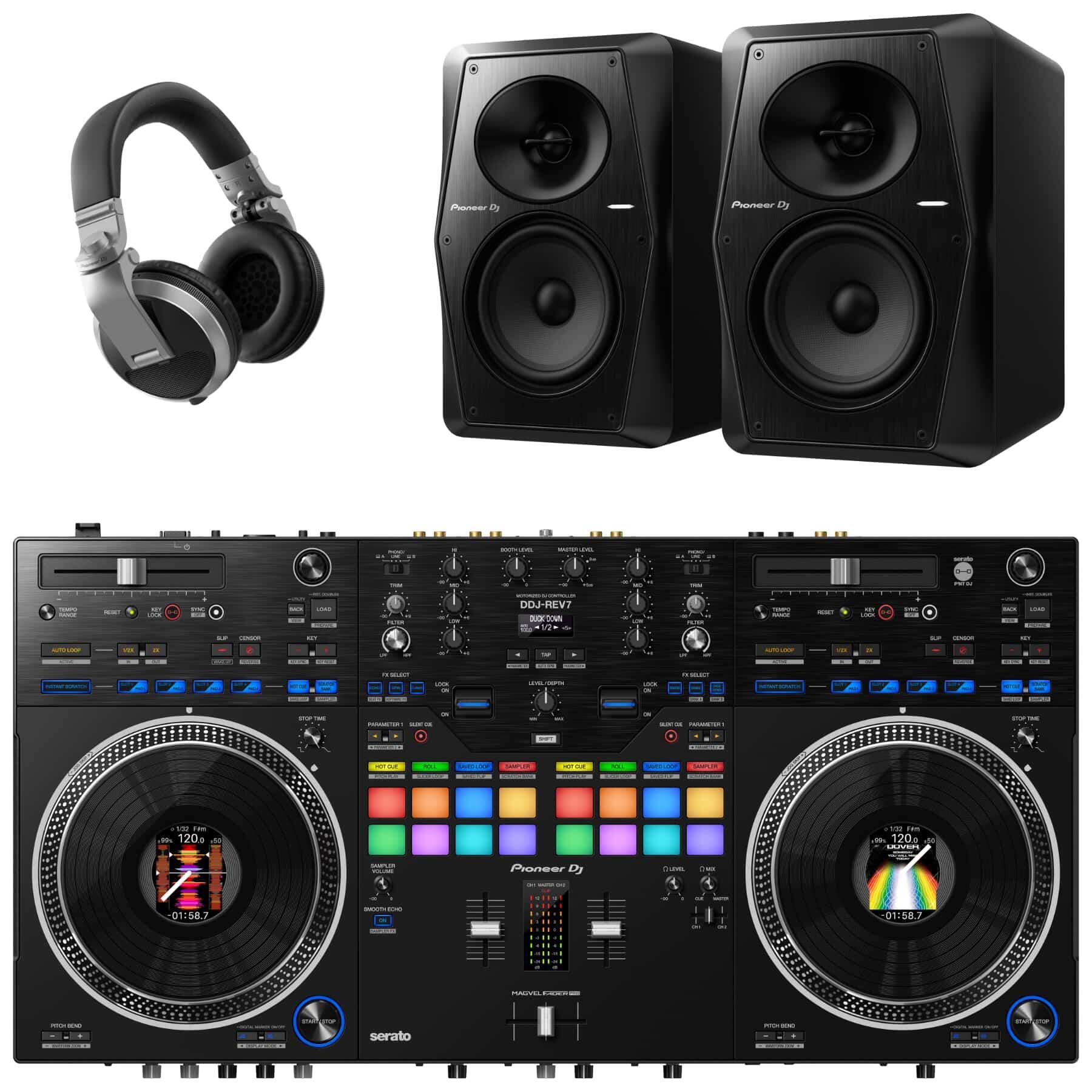 Pioneer DJ DDJ-REV7 & VM-50 Package