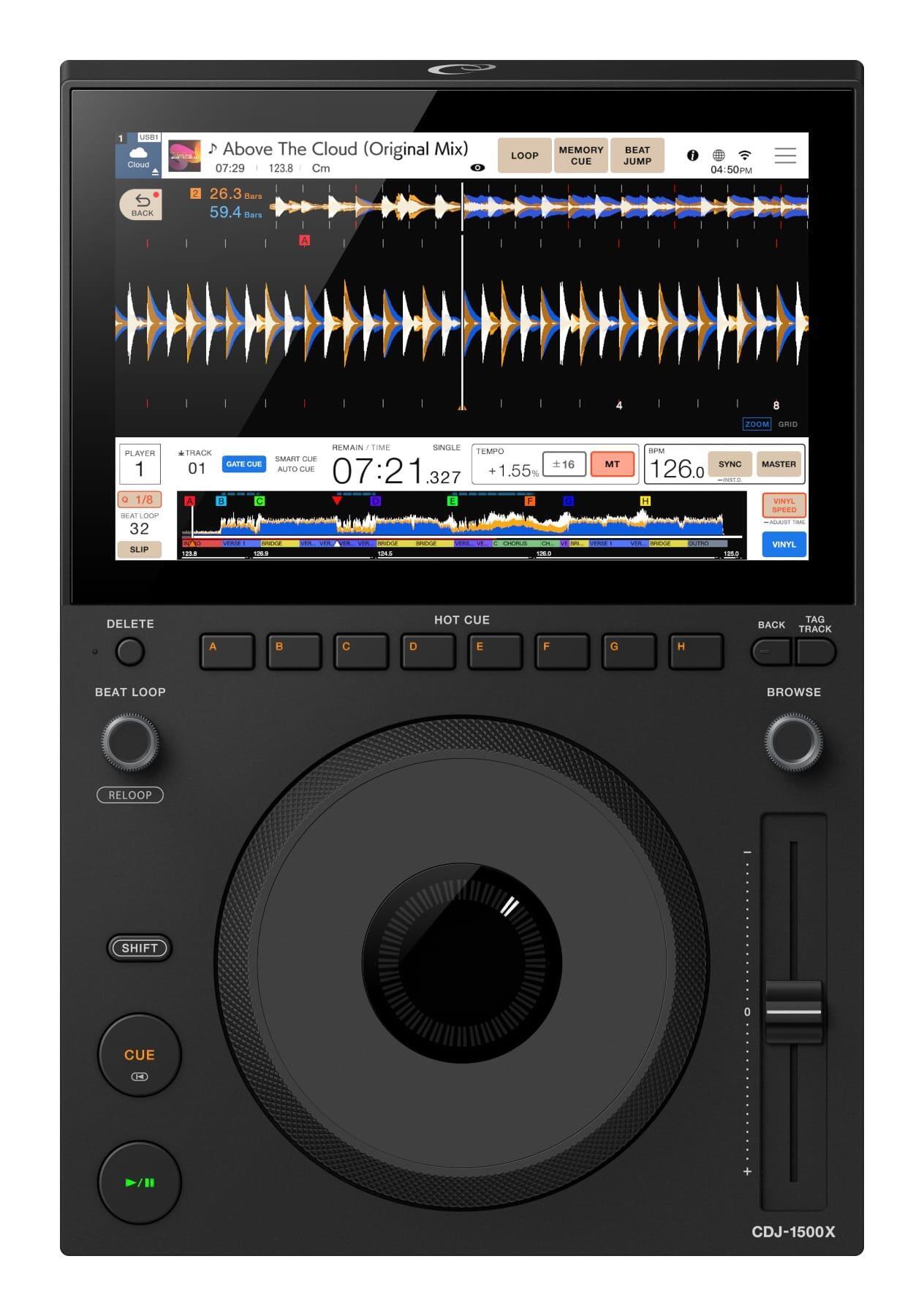 AlphaTheta CDJ-1500X DJ Multi Player light mode
