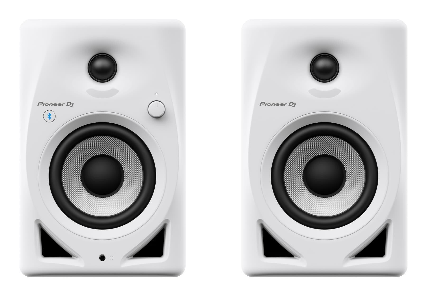 Pioneer DJ DM-40D-BT-W speakers front