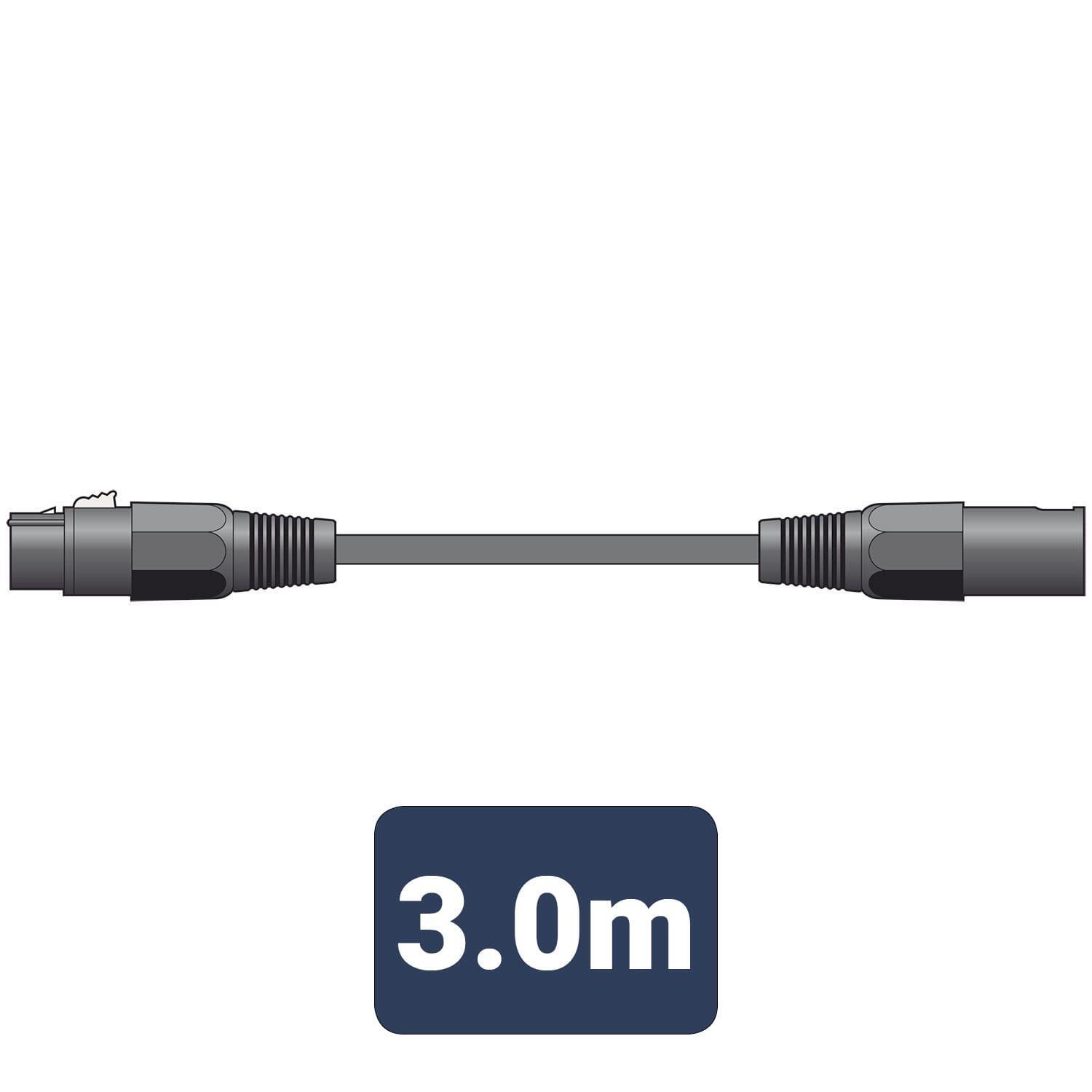 Classic 3m XLR to XLR audio cable