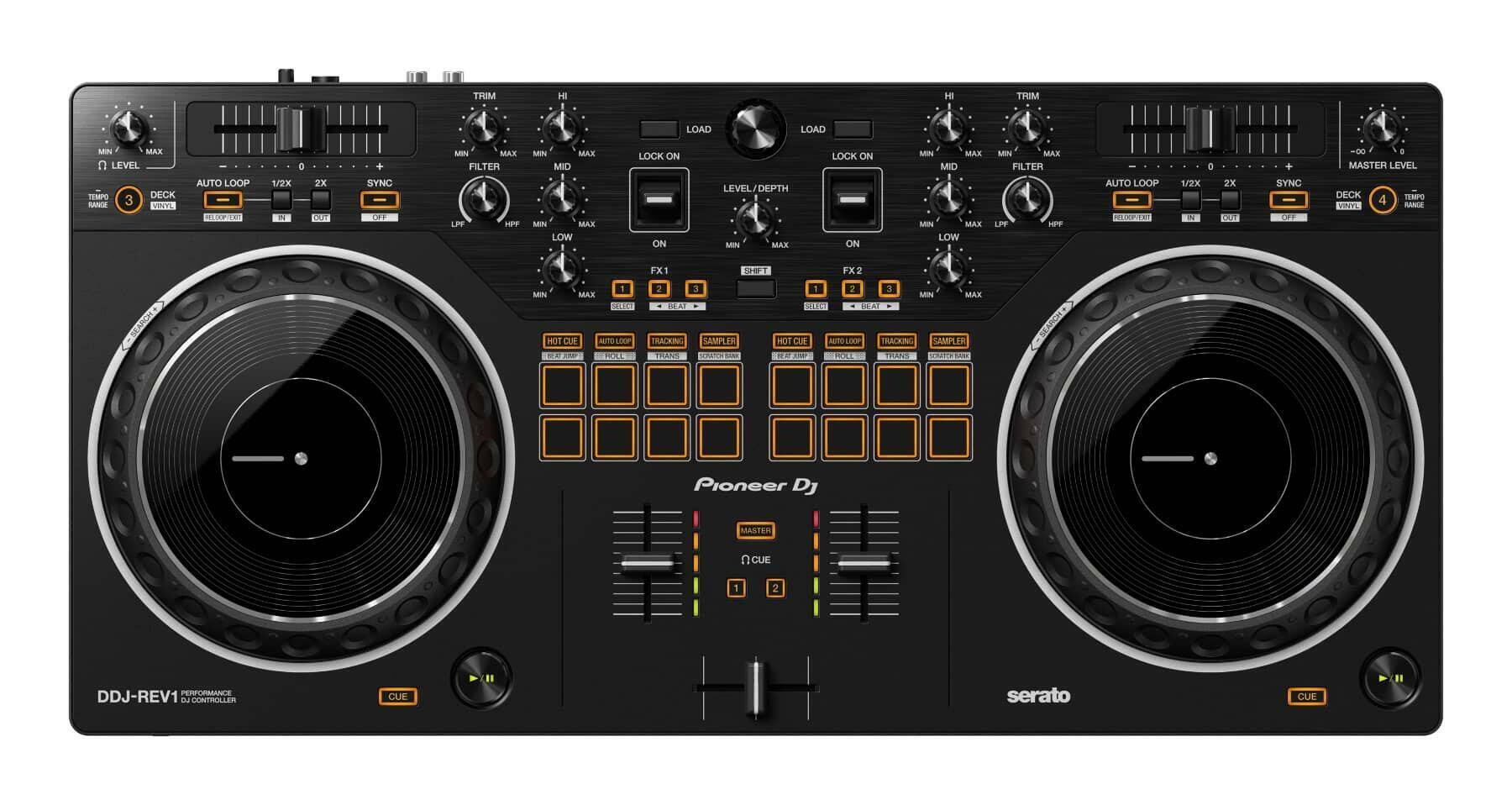 Pioneer DJ DDJ-REV1 Serato DJ Controller top